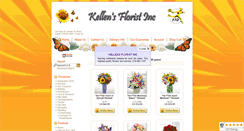 Desktop Screenshot of kellensflowers.com